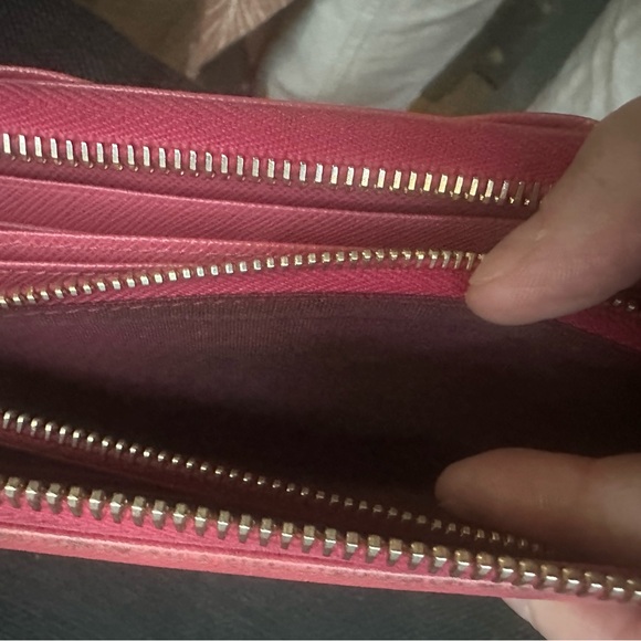 8” Mauve Prada Clutch with Bow - Picture 5 of 5